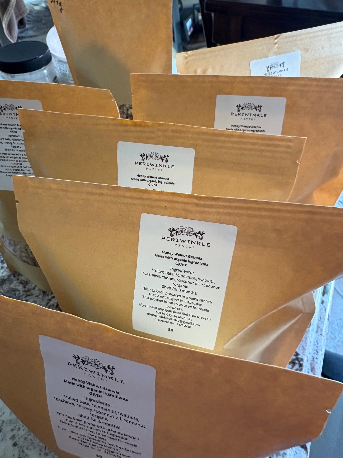 Organic Honey Walnut Granola